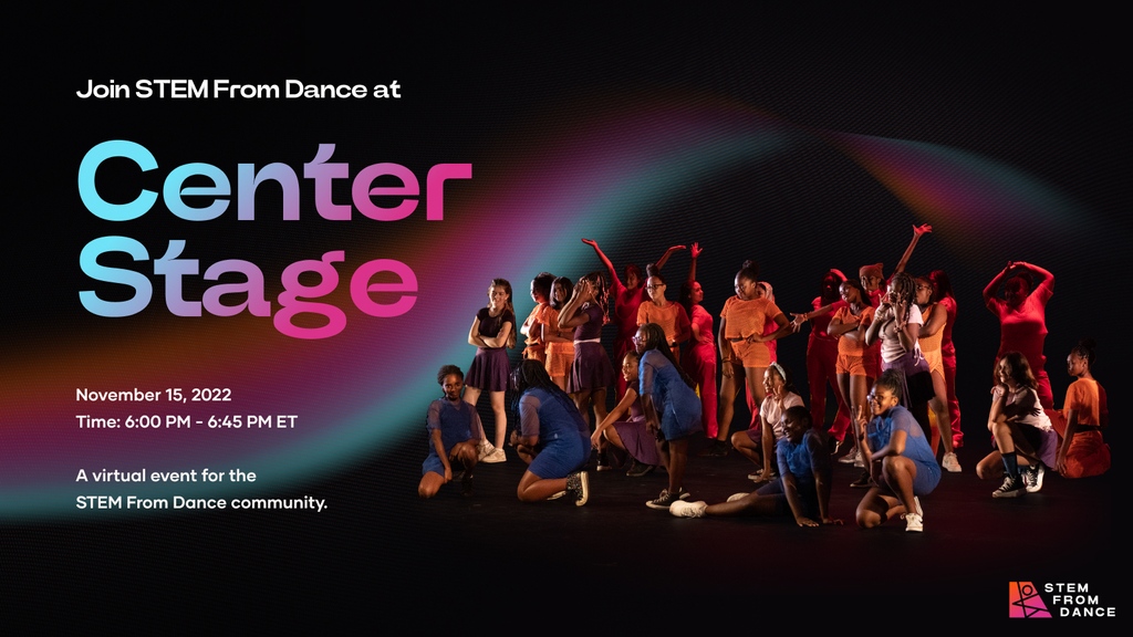 Join me at Center Stage - a special event to celebrate a decade of @STEMFromDance & to recommit to empowering girls in STEM. We'll be reflecting on milestones with the help of some special guests & unveiling some exciting news about our future. Register at eventbrite.com/e/center-stage…