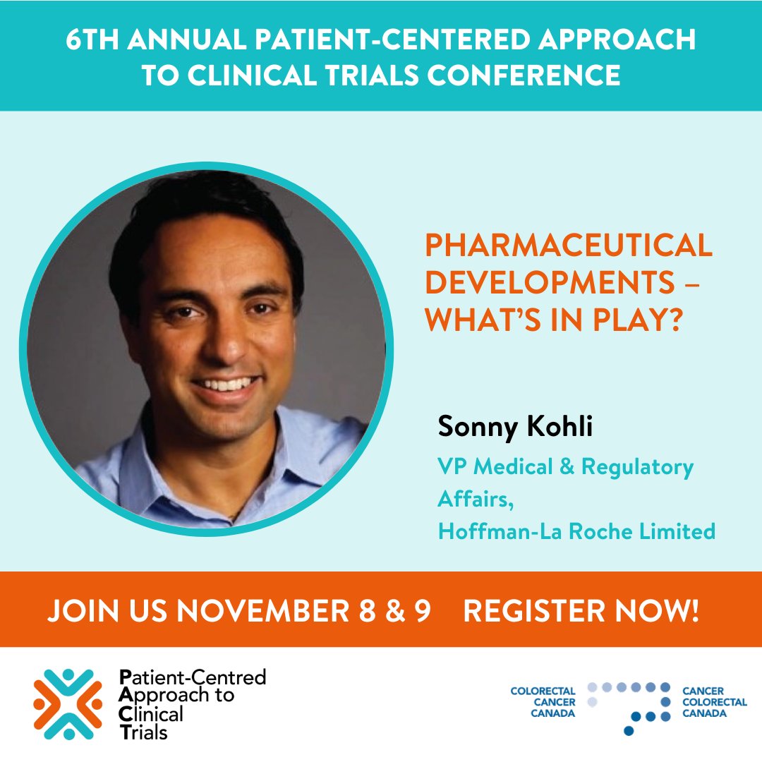 coloncanada's tweet photo. Come join us on November 8th to hear this expert speak on this important topic!
Register now at https://t.co/Wo9RAR9vkk
#clinicaltrials #clinicaltrialsconference #ctconf2022 #ct2022 #coloncancer #colorectalcancercanada #crc #ccr #cancer #cancercolorectalcanada #cancercolorectal https://t.co/QpIllad6cT