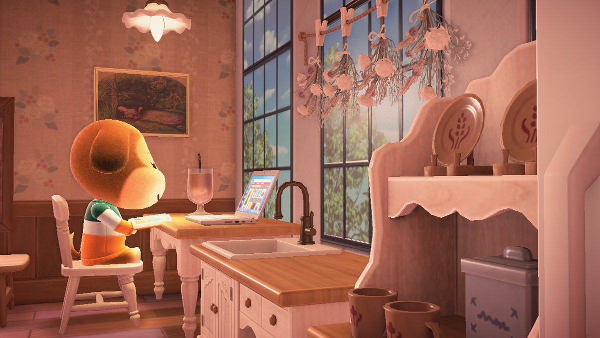 _Srobona_'s tweet photo. Maddie's new home!!! Cute and pink like her 💗 🌸
#acnhdesigns #acnhhomes #acnhmaddie #happyhomeparadise https://t.co/LvXJI7vh1L