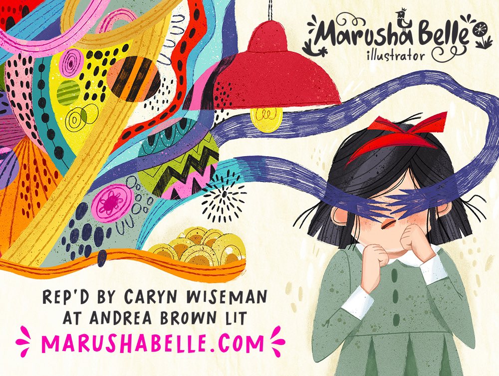 Marusha_Belle's tweet photo. Happy #KidLitArtPostcard day!
Marusha Belle here! 
I love impactful stories with strong characters, a spark, funny and ridiculous and possibly with food involved!
I’m represented by @CarynWiseman 
At @AndreaBrownLit 
Please check my work:
https://t.co/HWx8HIvfcd
IG: @marushabelle https://t.co/9Tq9cuKD3a