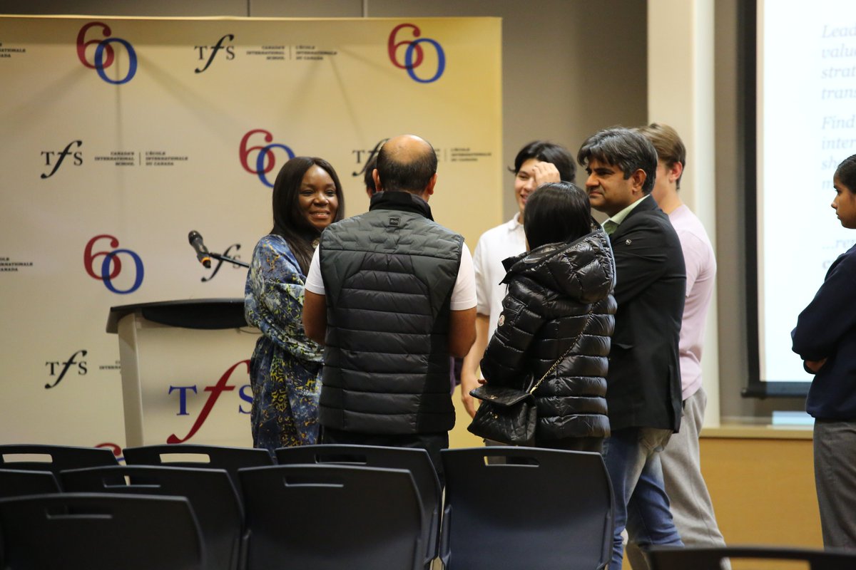 As the first guest speaker in our 60th anniversary speaker series, we were excited to have Ruka kick-off this special event, as she spoke to an audience of our parents and students on how to nurture our next generation of leaders. (3/3)