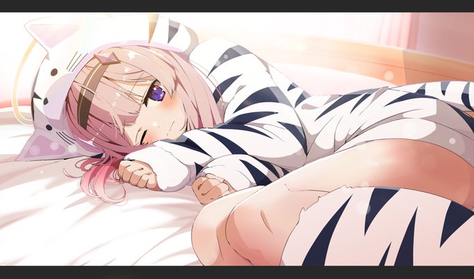 スケブ納品～「うぅん…まだ眠いよぉ…」 #Skeb https://t.co/f6XpY7iGHR 