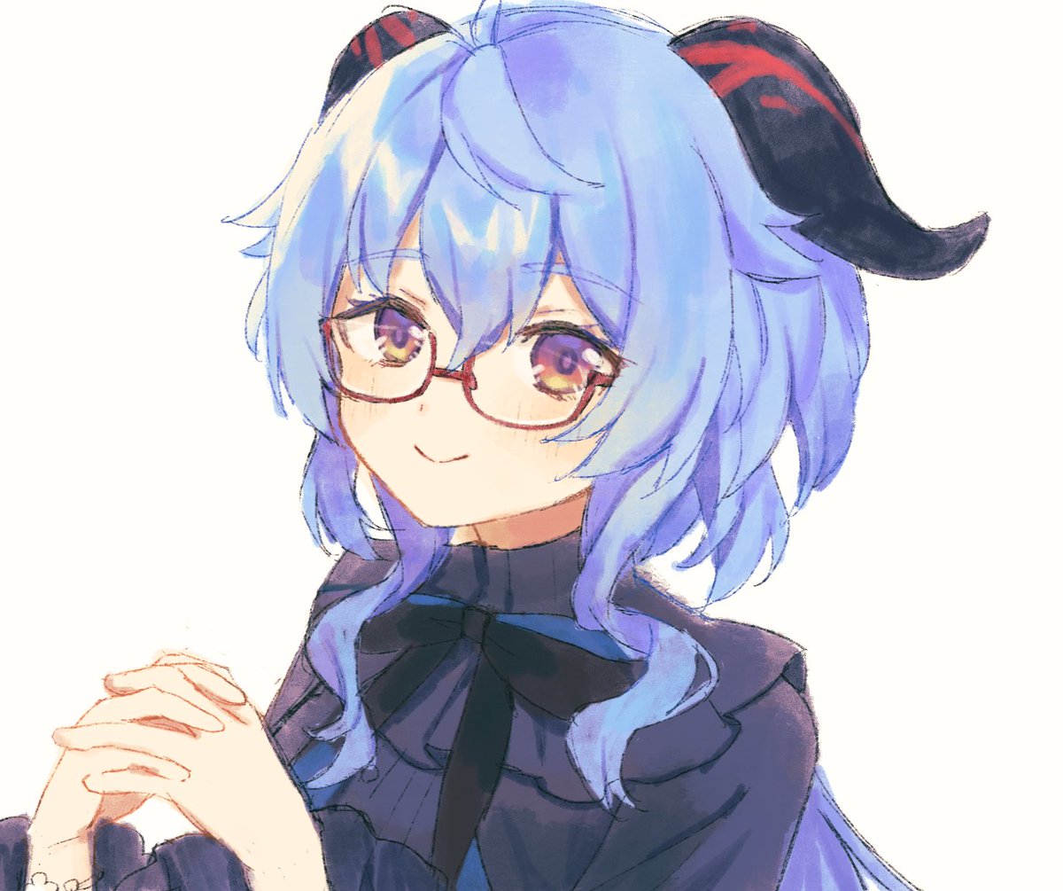 甘雨|かんう(原神) 「ずっと描きたかったメガネ甘雨ちゃんらくがき #