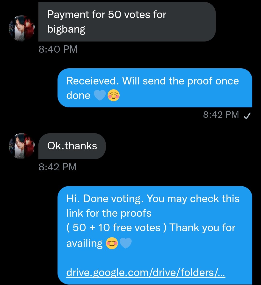kpopvotingbot's tweet photo. Casted 60 votes ( 10 free votes ) to #BIGBANG - MAMA WFCC. Thank you for availing @Nimscy40 appreciated!! ππ₯Ή
#MAMA #MAMAVOTE #kpopbotproof https://t.co/xaAxpo3Lk8