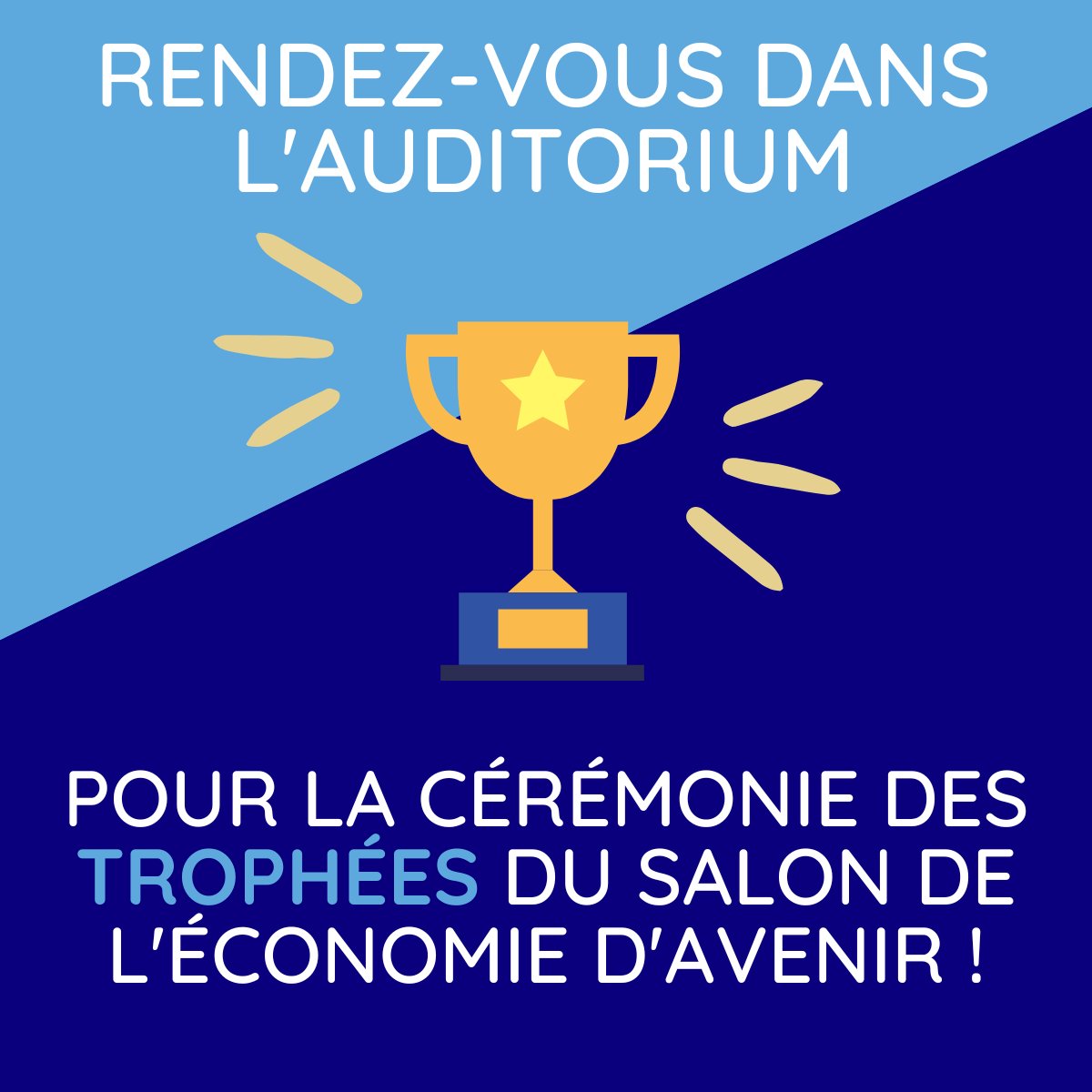 La cérémonie des Trophées du salon de l'économie d'avenir c'est maintenant !

Rendez-vous dès à présent dans l'auditorium pour voir les entreprises de l'ess et les entreprises engagées récompensées !

#esssud #ess #marseille #regionsud

@ESSenPACA
