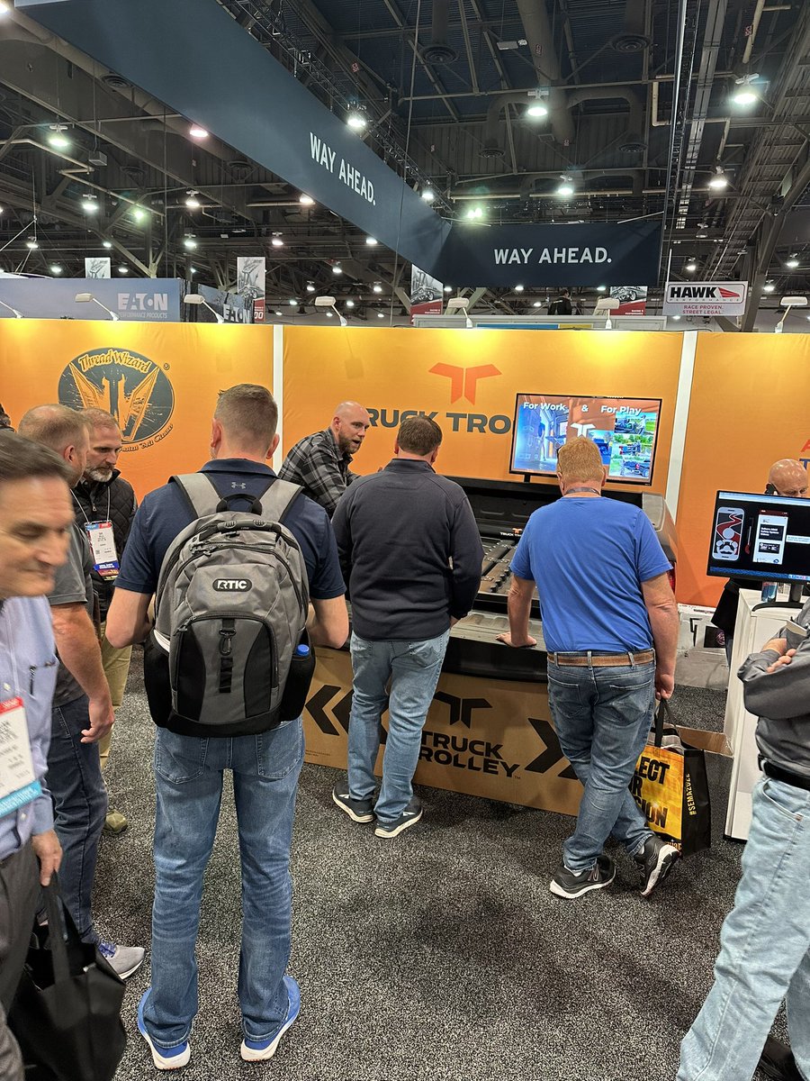 It’s been a great show so far! Looking forward to showing the Truck Trolley one more day! <a href="/SEMASHOW/">SEMA Show</a>