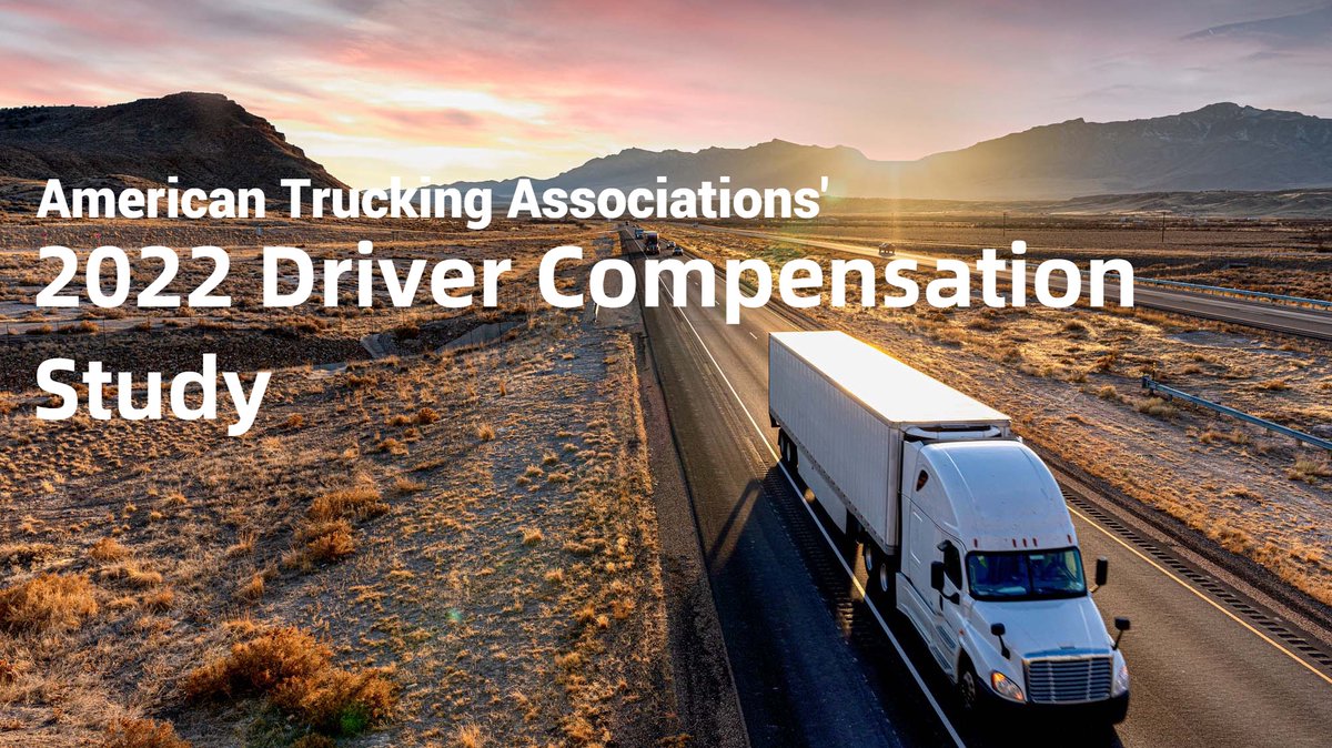 TRUCKINGdotORG's tweet photo. Keep up to date with industry standards by utilizing ATA's 2022 Driver Compensation Study! Armed with current market data, you won't pay more or less in driver compensation packages than necessary in order to remain competitive. Get yours today!
Order: https://t.co/J38G52vCiL https://t.co/uPykSFCcKu