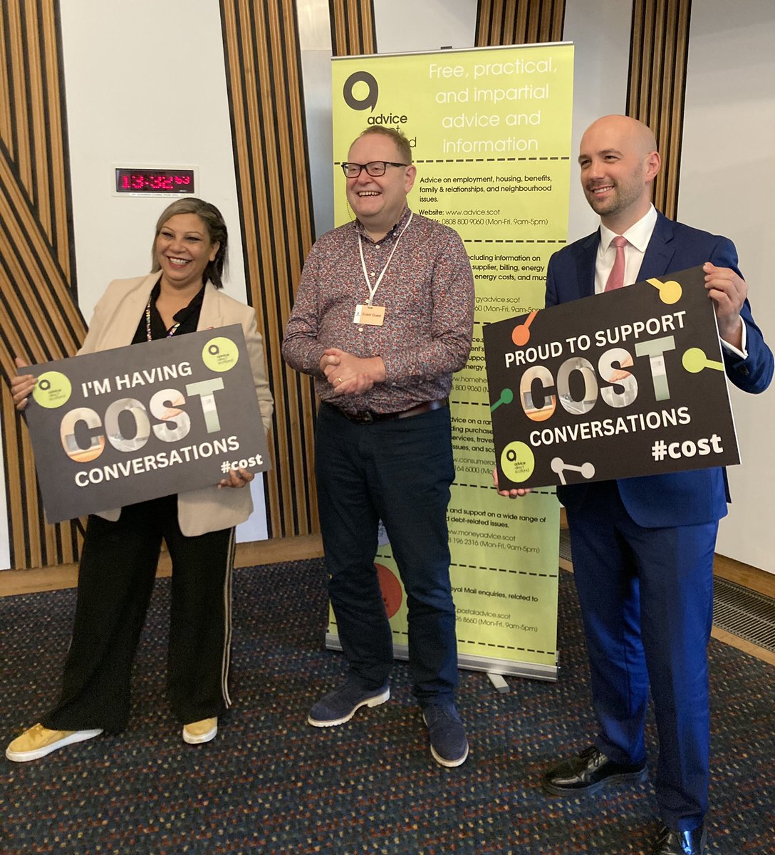 kaukabstewart's tweet photo. Thank you to @advicedotscot for coming to parliament today. Go to their website and check out their powerful benefit calculator to see what devolved benefits you may be entitled to. Have a #costconversation today. @SocSecScot https://t.co/6kxy8tjKaz