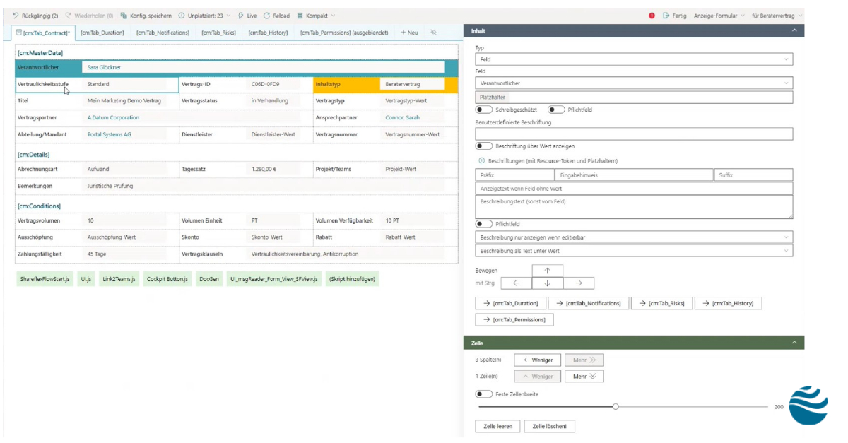 Portal_Systems's tweet image. Wussten Sie, dass man mit Shareflex Formulare im Handumdrehen anpassen kann? In Lösungen wie zum Beispiel Shareflex Contract Online ist das kein Problem. Mehr dazu: bit.ly/3sWsWg9
#portalsystems #microsoft365
#shareflex