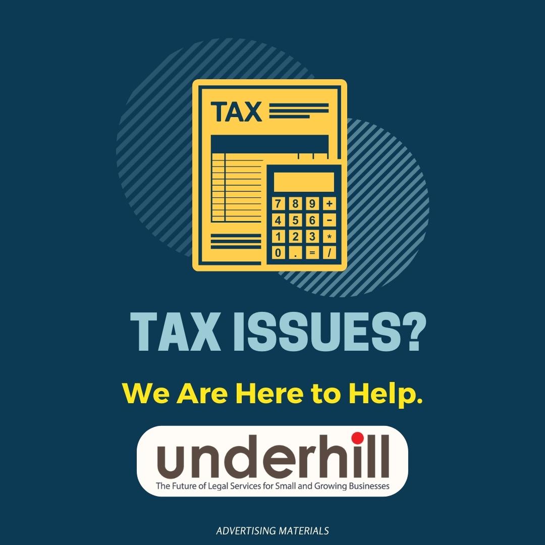 UnderhillLawPC's tweet photo. When faced with the government’s exercise of its tax collection authority, you can turn to Underhill Law, P.C. We are experienced at protecting our clients in various tax issues related to the misclassifications of employees and audits. Learn more: https://t.co/Ijx8hUPtx7 https://t.co/09pxhQaLe2