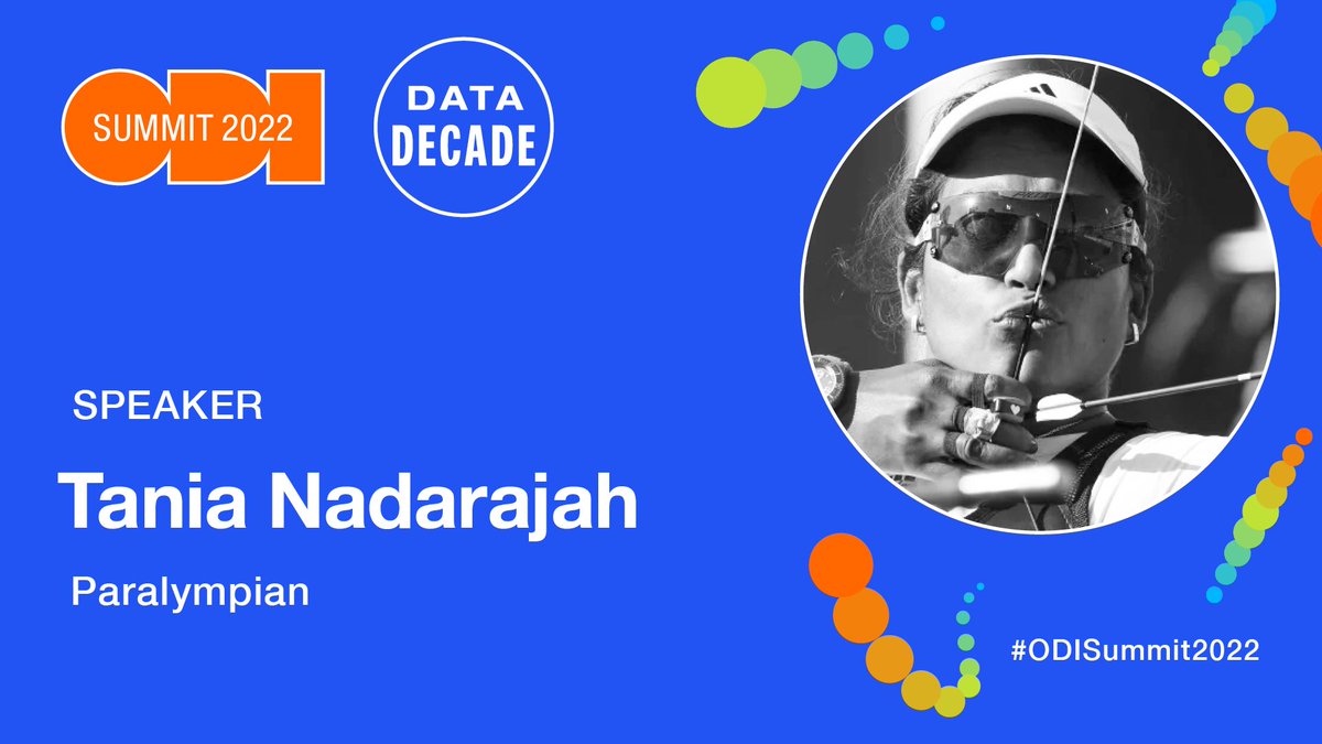 ODIHQ's tweet image. 🚀 Introducing three new guest speakers!

@ArcheryTania, @Barry_Lloyd and @AdamFreemanPask join together for the #ODISummit2022 panel – Access to sport through data: Levelling the playing field for people with #disabilities.

Book your Summit ticket today! hubs.li/Q01rp6dq0