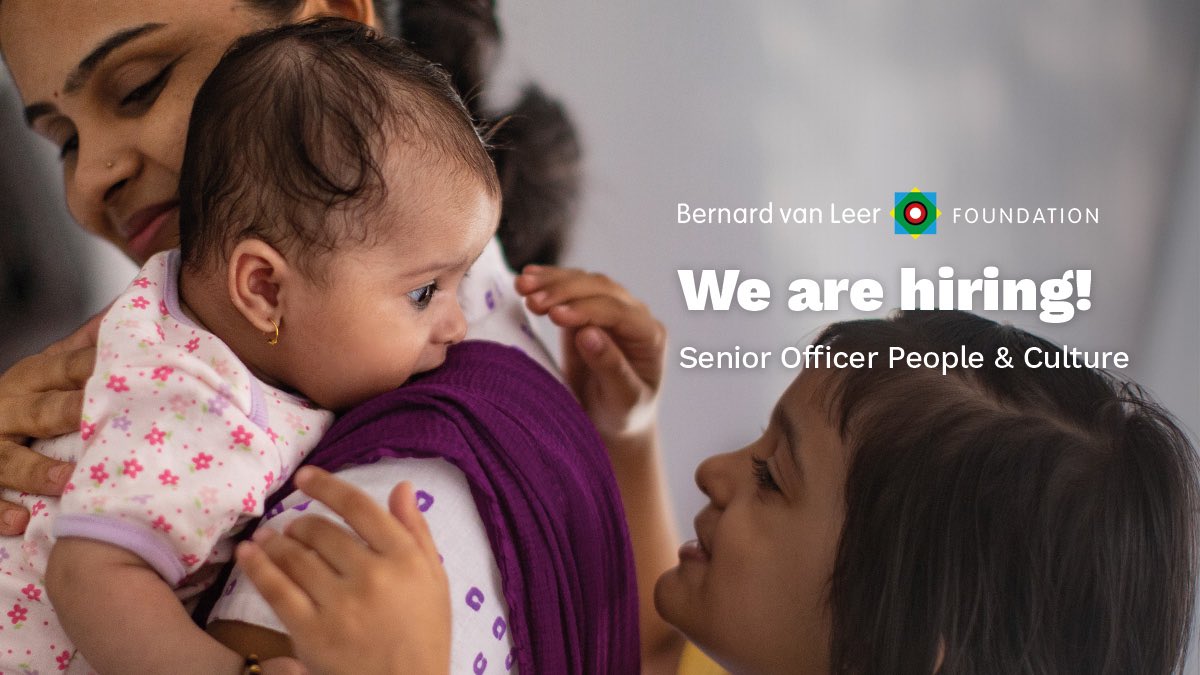 vanleerfdn's tweet photo. 📢#Hiring: We are seeking a caring and people-oriented Senior Officer People &amp; Culture.
Passionate about honoring the diverse cultural perspectives &amp; giving all babies and toddlers a good start in life?

Apply now!1 Deadline 1 December

👉https://t.co/pljB38mzNI https://t.co/LJvpztxX86