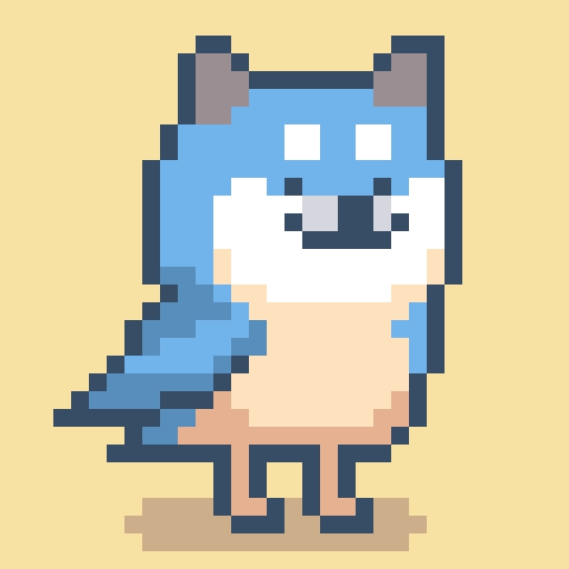 Dogetter or Dogeblue 🐶🐦 🤔<a href="/elonmusk/">Elon Musk</a> 

#pixelart #dogecoin #Twitter