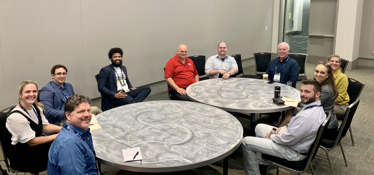 ATC Roundtable about workforce development.   When smart people@get together and chat about important issues - everyone learns.  That’s what ATC is all about!! #austin #austintx #austintech thanks Michael Ward Jr from @autmhq for leading the talk