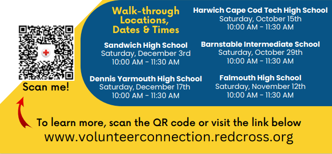 RedCrossMA's tweet photo. Cape Cod is preparing for winter by hosting training sessions at each county shelter.  Join the Red Cross on November 12th @ 10 AM at the Falmouth HS to learn how to become a Red Cross Shelter Volunteer.  

#ShelterCapeCod, #Volunteer, #RedCross, #CapeCod, #CapeStrong https://t.co/ZWJPdZRDIN