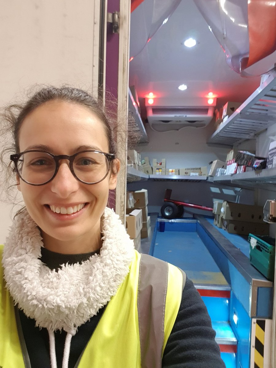 Early morning start for some fieldwork and data collection in the food #coldchain to investigate #hydrogen #technology in #Transportation. Sleepy face but amazing shift. Now back to base 😁😴 #NetZero