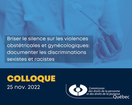 🔵Colloque: Briser le silence sur les violences obstétricales et gynécologiques : documenter les discriminations sexistes et racistes.🔵 🗓️ En ligne le 25 novembre à 13h. ✅ 𝐆𝐫𝐚𝐭𝐮𝐢𝐭, 𝐢𝐧𝐬𝐜𝐫𝐢𝐩𝐭𝐢𝐨𝐧 𝐨𝐛𝐥𝐢𝐠𝐚𝐭𝐨𝐢𝐫𝐞 👉 Inscriptions: bit.ly/3U6osj6