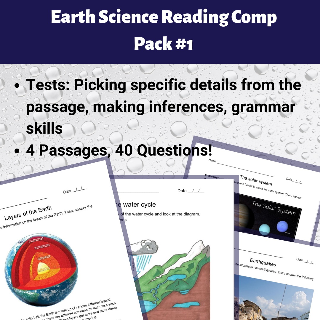 StriveAcademics's tweet photo. This product includes 5 earth science #reading comprehension passages in this store meant for young learners and students (grades 4 - 8) working on reading comprehension basics, each containing ten questions of various types.

https://t.co/KOY0bDBt7d

#teacherresources #earthsci https://t.co/PRhcuBA0qe