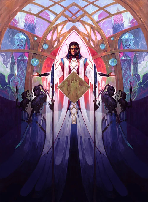 Here is the fourth command painting for the new Magic the Gathering set "The Brothers War":Kayla's Command! Can you read all the hidden story bits?#MTG #MagicTheGathering #MtgBRO #fantasy #art #magicart #illustration #cardart #Artist 