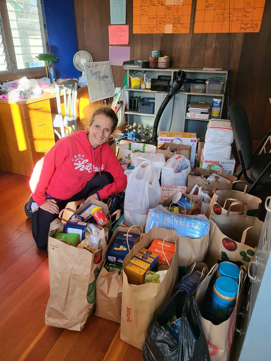 #ThankfulThursday
We want to show our appreciation to Sally and <a href="/camphillcroft/">Camp Hillcroft</a> for collecting so many well-needed items for the children and families we serve! We are amazed by the incredible support! Thank you!