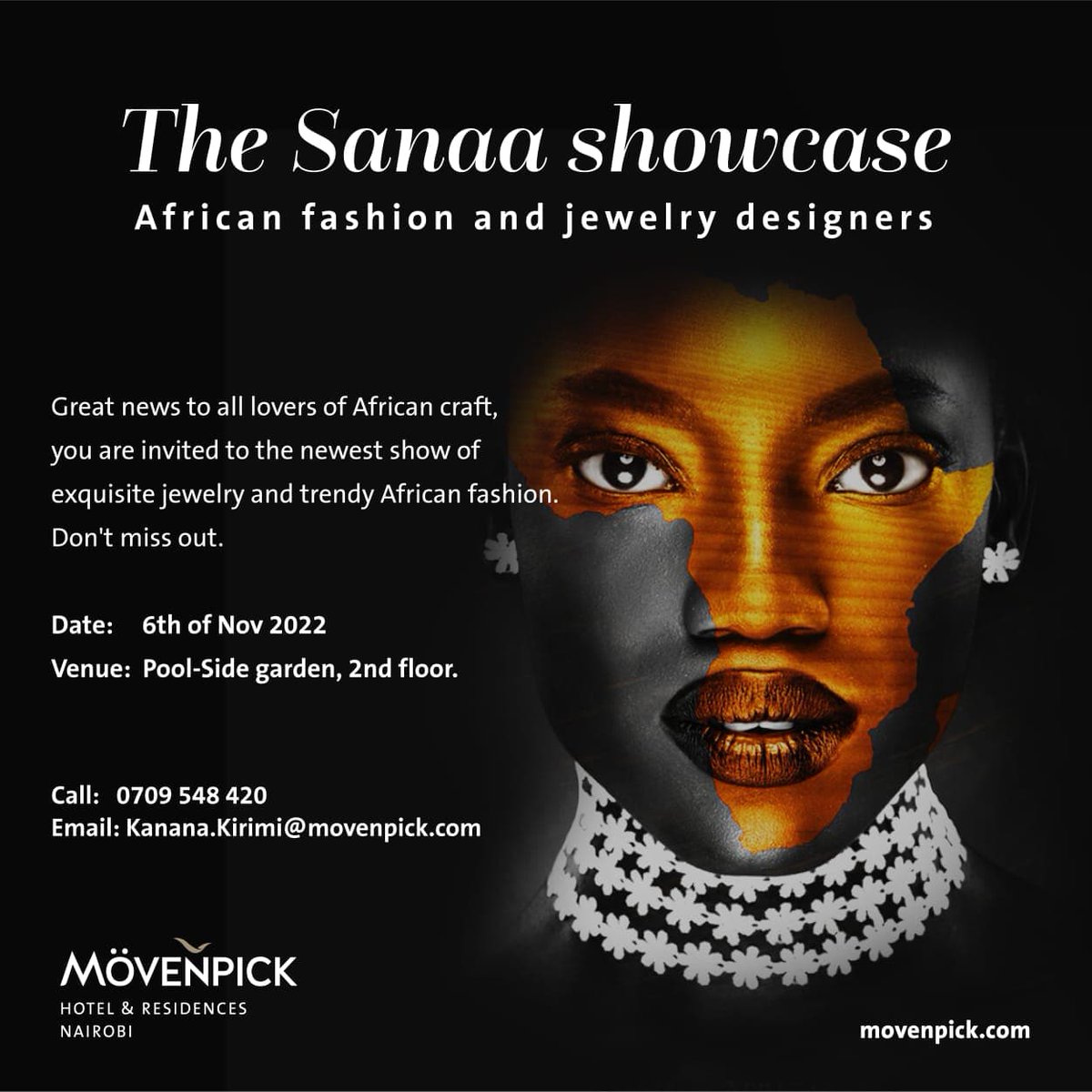 karakeofficial's tweet photo. @karakeofficial very first tweet &amp; Gig. Super excited to showcase handmade jewelry @MovenpickNRB 6th, 11 a.m to 4 p.m. ENOUGH is ENOUGH. Time for talent and authenticity. Visit our IG page for more. #KARAKenya https://t.co/BhTum4jVaR