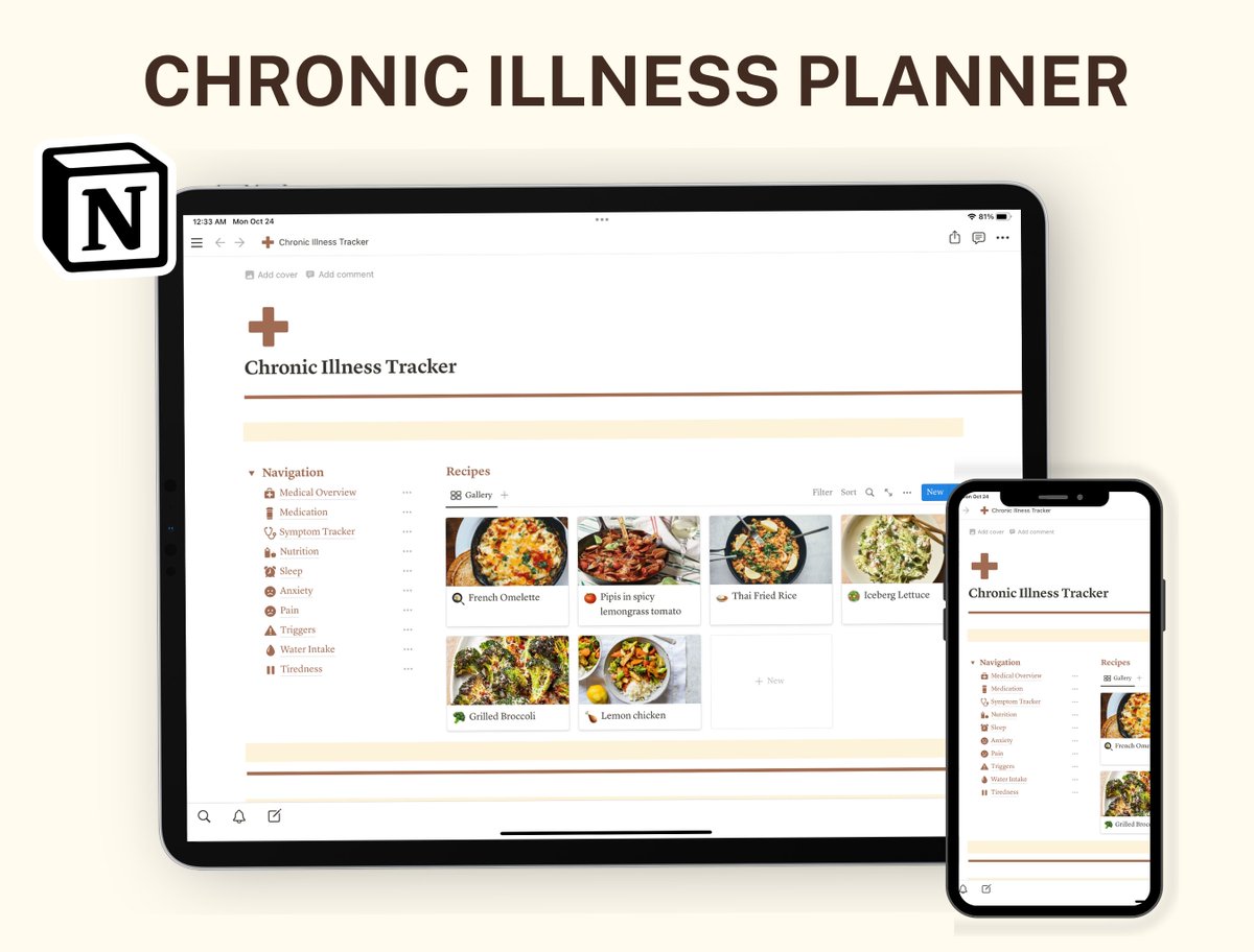 Wait is Over Get the <a href="/NotionHQ/">Notion</a>  "Chronic Illness Tracker" now 👇

etsy.me/3WnXNA1
