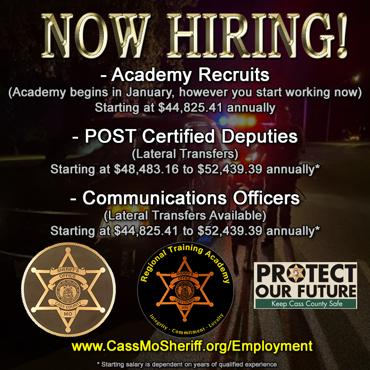 cassmosheriff's tweet photo. Help us Keep Cass County Safe!

https://t.co/1wvNVnc5jT

#KCMetroJobs #KansasCityJobs #KCJobs #KCJobSeekers #jobsearch https://t.co/VKlg9xf1Ex