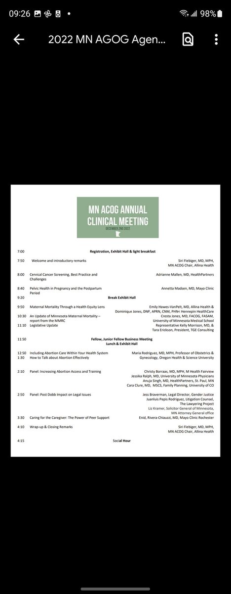 MNACOG's tweet image. Join MN ACOG on 12/2 for the annual clinical meeting. OBGYN updates, emerging topics &amp;amp; health equity panel. #obgyntwitter #obgyn #AbortionIsHealthcare
Register here:
eventbrite.com/e/minnesota-ac…