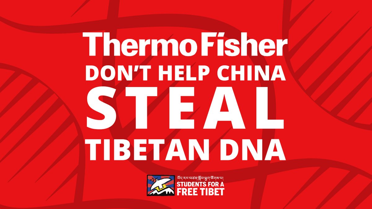 💥 NEW CAMPAIGN LAUNCH 💥

The Chinese gov't has launched a full scale campaign of biometric repression against Tibetans (re: <a href="/hrw/">Human Rights Watch</a> <a href="/citizenlab/">The Citizen Lab</a>).

<a href="/thermofisher/">Thermo Fisher</a> has been supplying the Chinese police with the technology and even DNA kits used to steal DNA from innocent Tibetans.