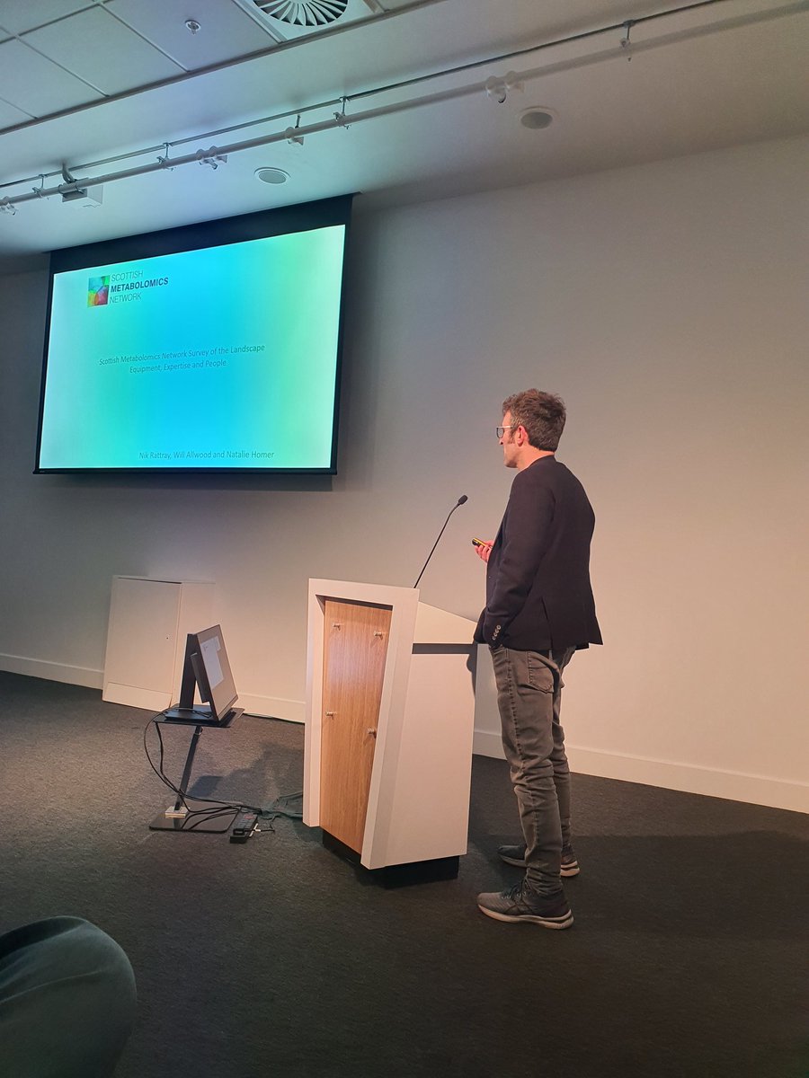 ScotMetNet's tweet photo. Thanks @NikRattray for a much needed talk. It's always great to recap and remind ourselves who we are as a network, our community and our scientific capabilities. #SMN2022 #ScotMetNet https://t.co/sgxxTo8P92