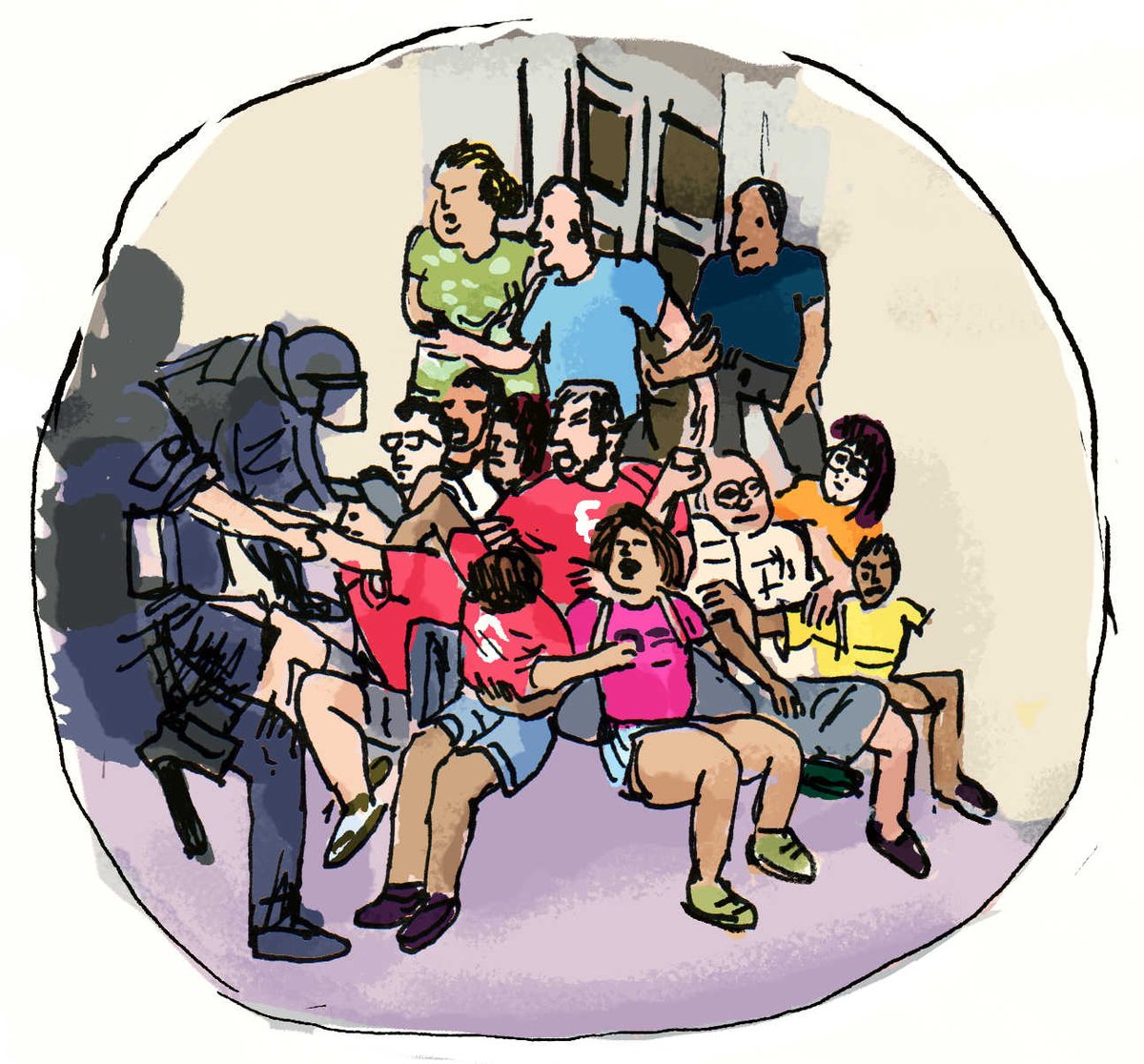 🔎 Així comença l'article de <a href="/masalacv/">Revista Masala</a> sobre qui és qui en un desnonament: bit.ly/3WvgnG6. Aquest text és el punt de partida de #Desnonissea, la representació amb la poeta Núria Martínez-Vernis que recrearem demà a la plaça del Sortidor: bit.ly/desnonissea. 🎭