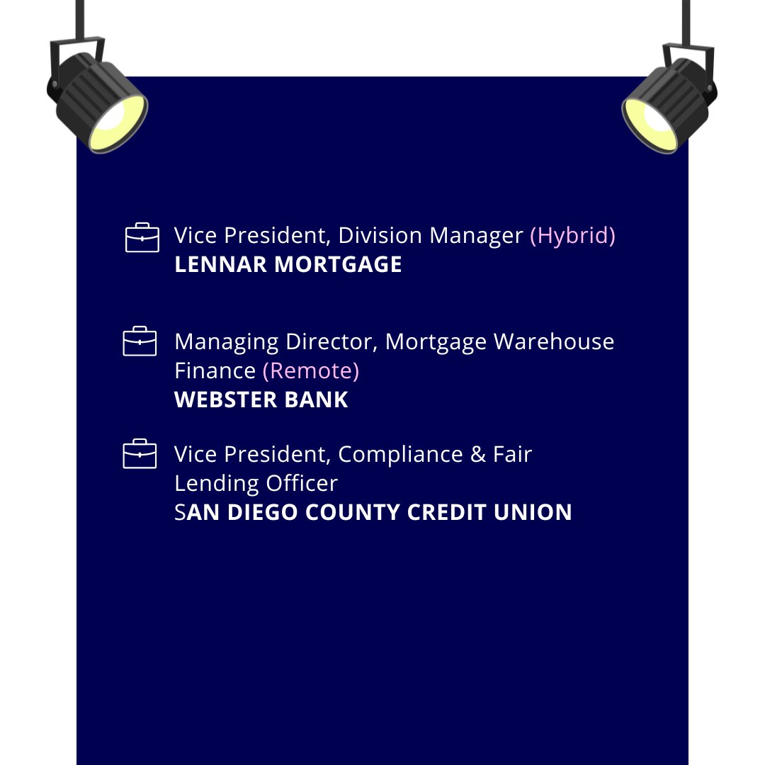 💼 Check out this week's featured #jobs and visit our #jobboard to find executive positions currently available in the #mortgage industry. careers.nextmortgagenews.com
