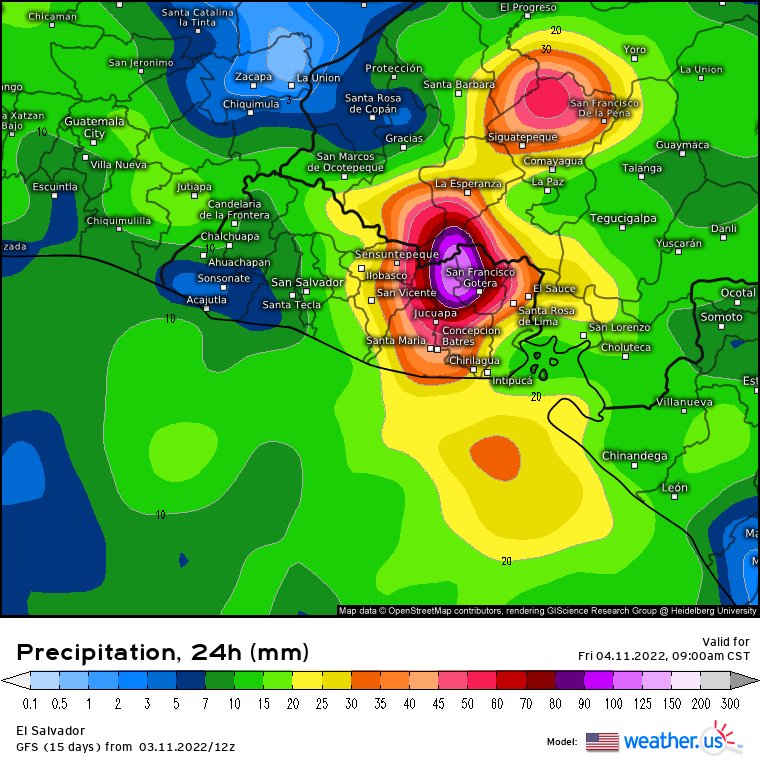 GuillermoJovelR's tweet photo. 📌 03/Nov/2022. Seguimiento Meteorológico SVL. CW/GJ. #TWSV
• Condiciones muy favorables para el desarrollo de eventos convectivos de desarrollo profundo y organizado, acompañados de precipitaciones significativas, se presentan para este día, asociadas al desplazamiento... https://t.co/7YTqJG6Zij