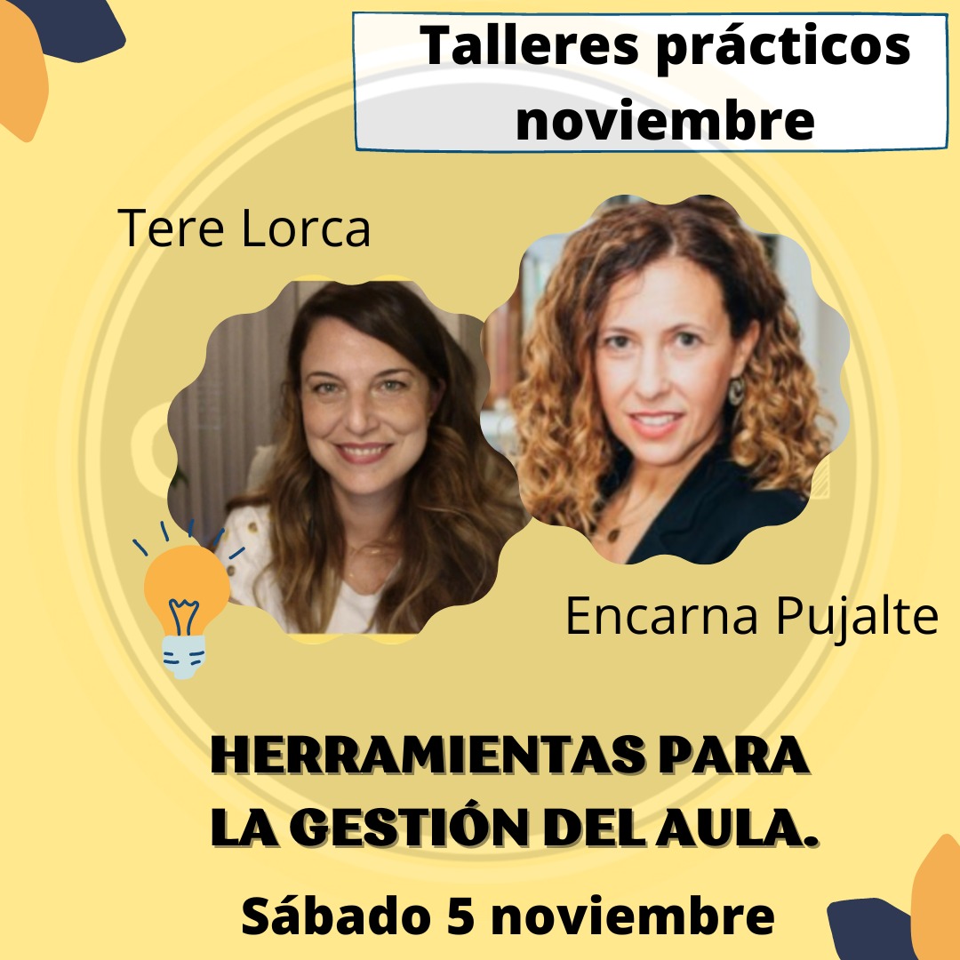 Lo habéis pedido y aquí lo tenéis.
Este sábado arrancamos una serie de talleres prácticos durante el mes de noviembre con nuestro taller de herramientas para gestión de aula.

Toda la info en connectiza.es

#Connectízate