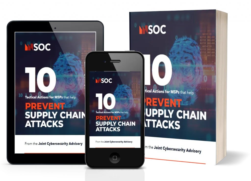 A joint cybersecurity advisory (CSA) was released by the authorities to help MSPs reduce the increased risk of cyber intrusions.

Our latest e-book shows the 10 tactical actions based on the CSA to secure your systems and networks.

Download today: bit.ly/3fqdwOp

#ebook