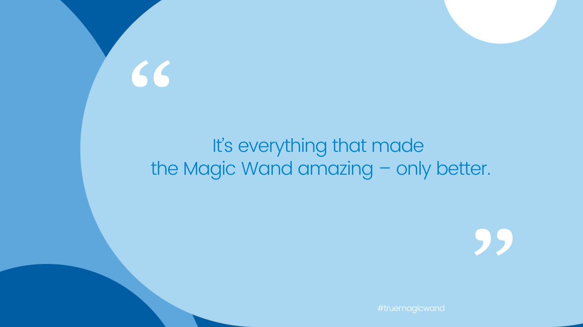 TrueMagicWand's tweet photo. In this really interesting review from @EmmaAus27418832 Emma explores Magic Wand’s legendary power… and how the scaled version of the #magicwandmini became the ‘just right.’
Read the full review here: https://t.co/3bqUJW2k9R
#truemagicwand #vibratex https://t.co/iYJwkYaGly