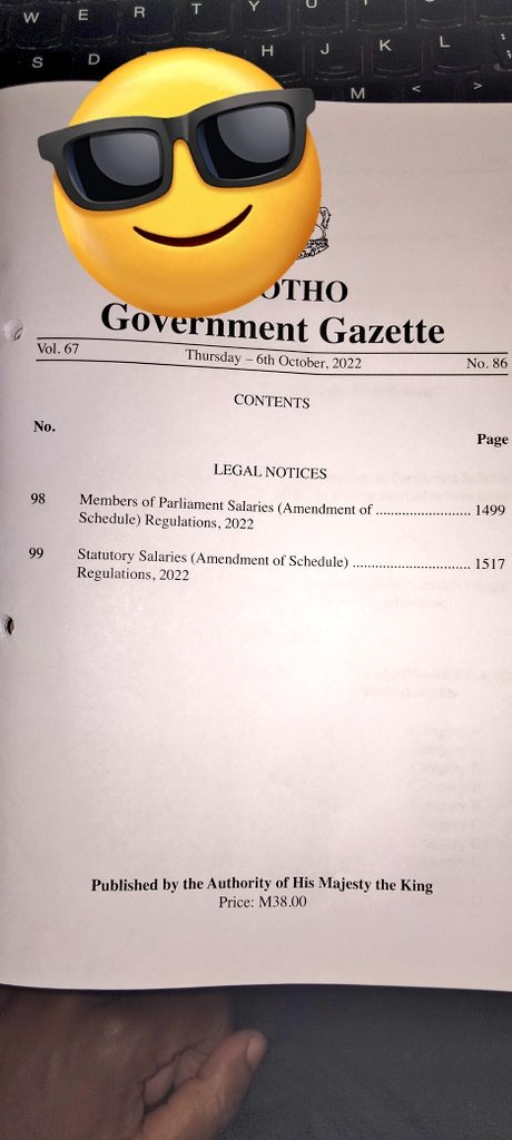 R_Morienyane's tweet image. Below is the PM's salary and benefits together with that of DPM. The PM earns around 68k gross per month🤣🤣🤣 the 6k is tax exempt by the way...fucken hell