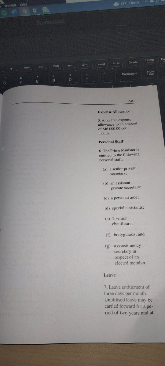 R_Morienyane's tweet image. Below is the PM's salary and benefits together with that of DPM. The PM earns around 68k gross per month🤣🤣🤣 the 6k is tax exempt by the way...fucken hell