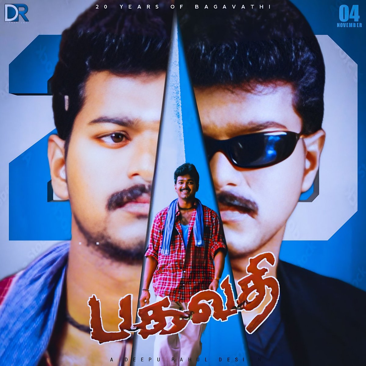DeepuRahul10's tweet photo. #Nov4
#20YearsOfBagavathi
#ThalapathyVijay #Bagavathi

#VarisuPongal #Varisu
#thalapathy67
@actorvijay 
@m_gajan @Team_CDT @Quality_Pixels 

#DR_creations @DeepuRahul10 https://t.co/AsxzIZZwcH