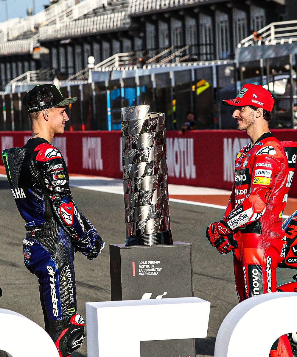 crash_motogp's tweet photo. Eyes on the prize 👀🏆

#ValenciaGP | #TheDecider https://t.co/JYKL4CvzIv