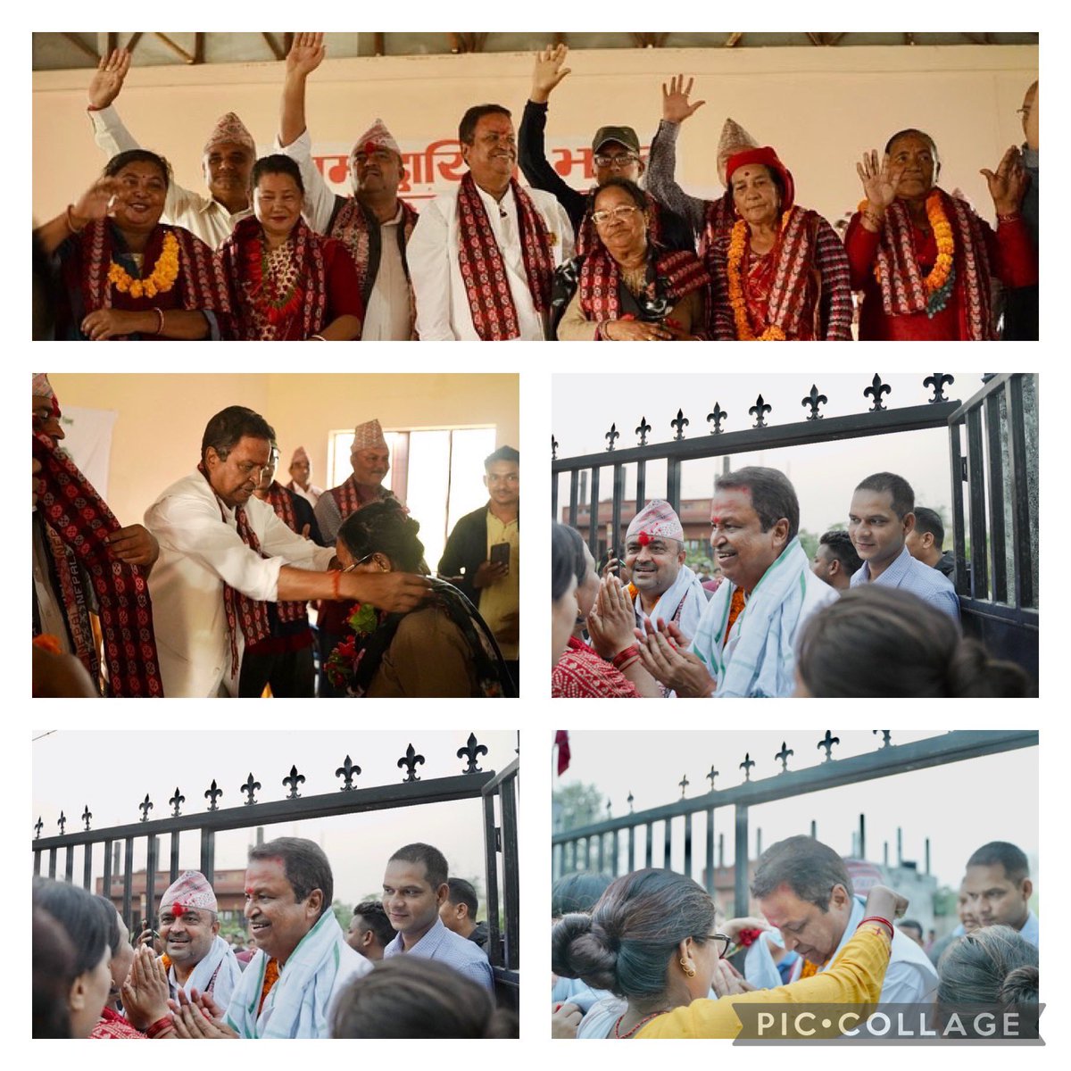 BinodKChaudhary's tweet photo. म शासन होईन सेवा गर्न आएको हुं । मलाई विश्वास गरेर हाम्रो पार्टीमा आउनुहुने हजुरहरूलाई मेरो तर्फबाट कहिं कतै शिर झुक्न दिनेछैन। मलाई माया गरेर साथ दिने सम्पूर्ण मनहरूलाई हृदयदेखि नमन ।
बर्दघाट-१४ धर्मबस्तिमा आयोजना गरेको भेटघाट तथा पार्टी प्रवेश कार्यक्रममा आज https://t.co/CiWJK8C3Z4