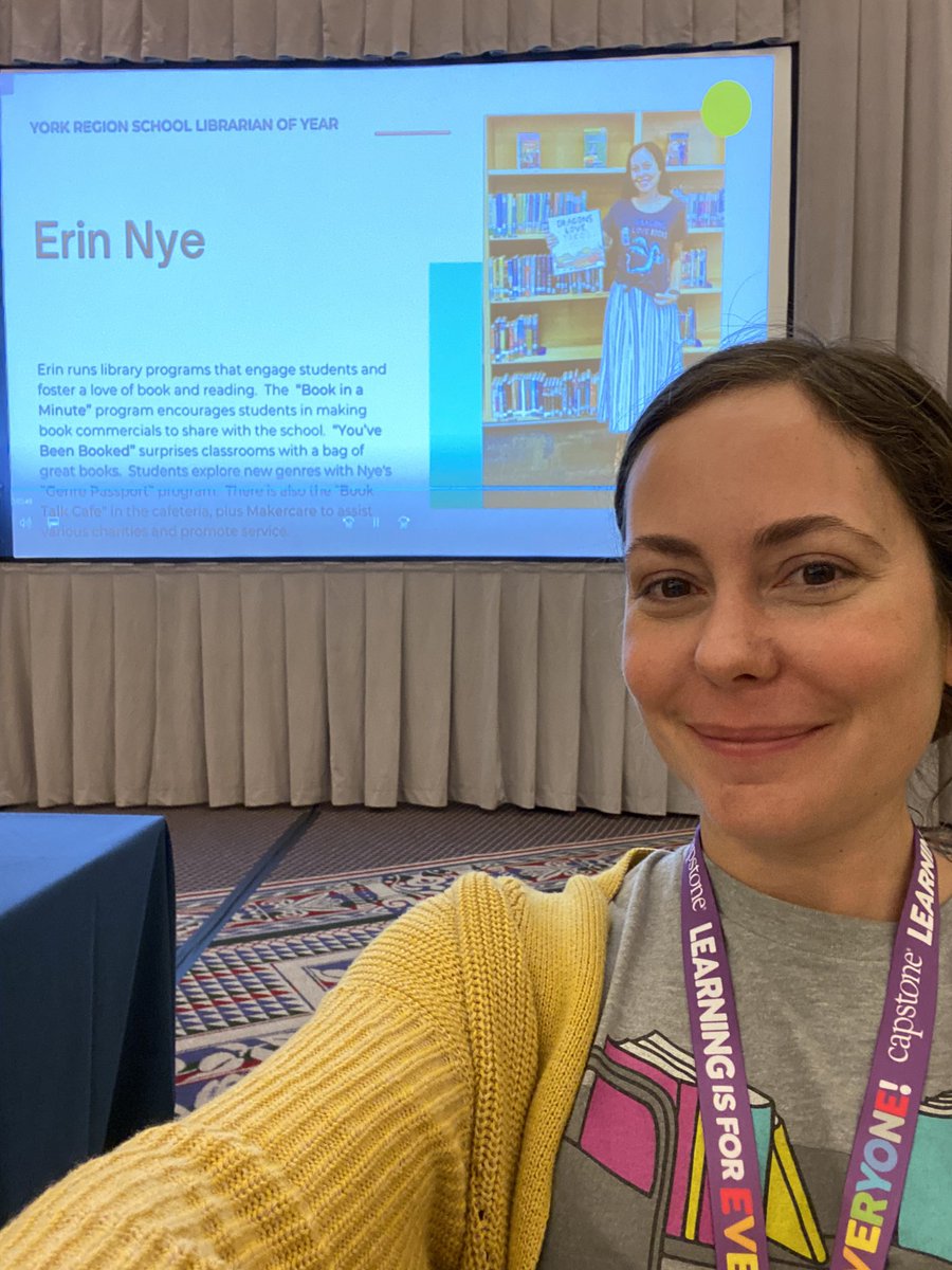 enye001's tweet image. Look! It’s me on the big screen! Excited to represent the York Region at this years #VAASL conference! #vblms @TechTeachVB