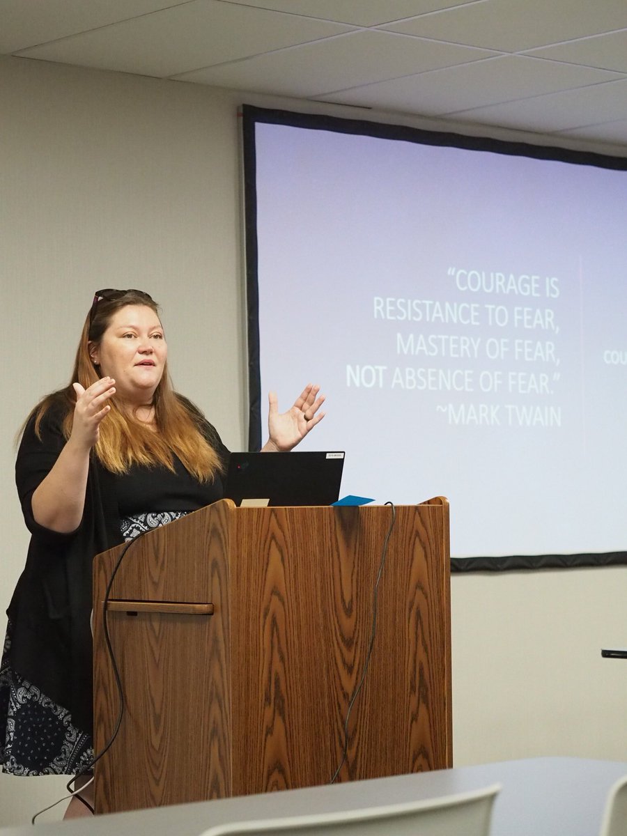 Inspn_org's tweet photo. #InSPN - Cetrice Mosley-Romero “When It’s OK to be Vulnerable in Cybersecurity” at our quarterly meeting. 

New website has been launched as of last week. https://t.co/IFPFYxsaBt

Other highlights: 

Human connections 
Cyber Courage
Vulnerable
Synergy https://t.co/VMMYja1tvC