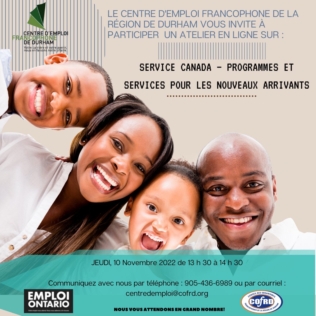 #cofrd #durham #francophone #immigrationcanada #francophonie