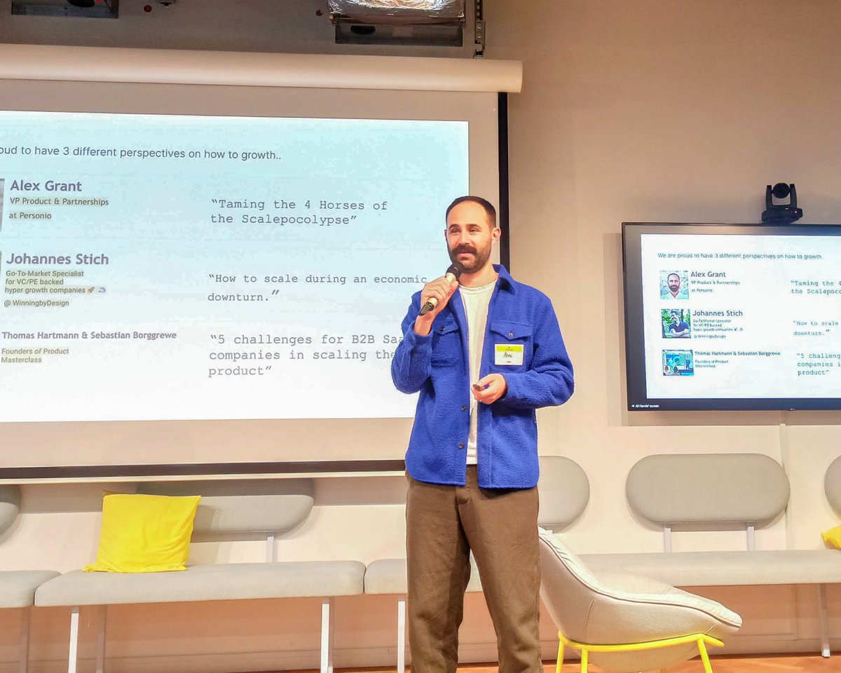 InsidePersonio's tweet photo. Last night we hosted a ProductTank meetup in our Munich office, an evening of connecting, exchanging ideas, and learning from great speakers π
Learn more about product management at Personio here π https://t.co/yKVmpyGzhC
#ProductManagement #MakersMatter #Tech #Hiring https://t.co/PRO2VsOeL8