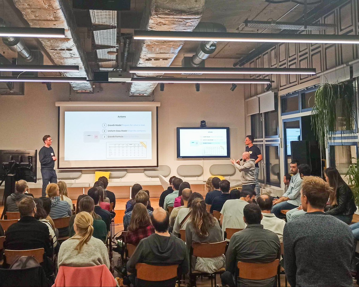 InsidePersonio's tweet photo. Last night we hosted a ProductTank meetup in our Munich office, an evening of connecting, exchanging ideas, and learning from great speakers π
Learn more about product management at Personio here π https://t.co/yKVmpyGzhC
#ProductManagement #MakersMatter #Tech #Hiring https://t.co/PRO2VsOeL8