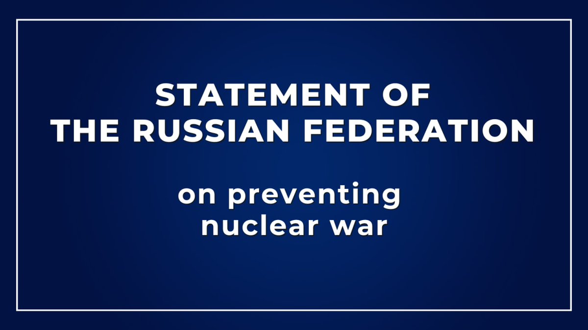 RussianEmbassy's tweet photo. MFA: In the current complicated and turbulent situation, caused by irresponsible and impudent actions aimed at undermining #Russia’s national security, the most immediate task is to avoid any military clash of #nuclear powers.

💬 Read full statement: https://t.co/omPeg6ILHt https://t.co/tFo4x1Xfch