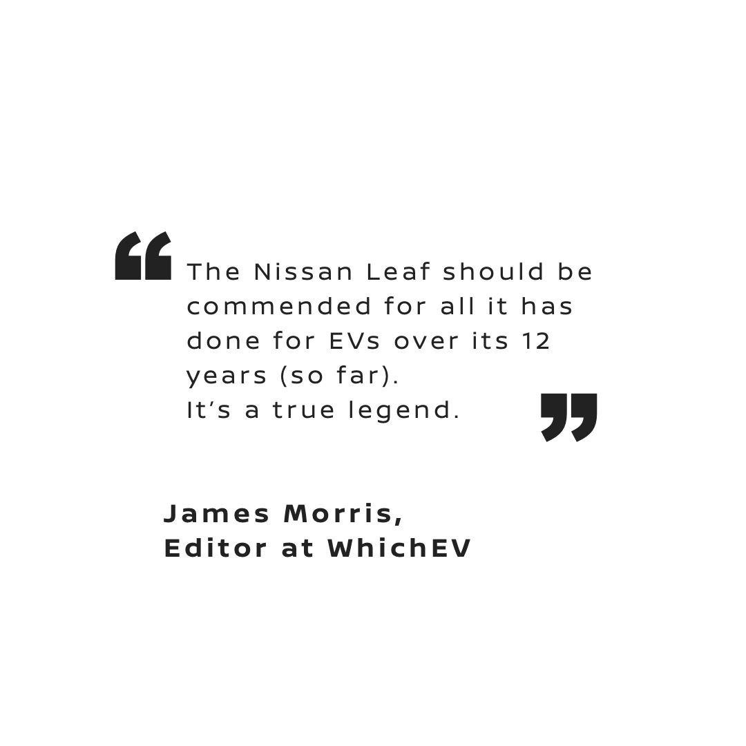 🎉 AWARD WINNER 2023 🎉 Our original EV, the #NissanLEAF has won a Lifetime Achievement Award from @WhichEVNet and editor @Cyberwest 🏆 'The Nissan Leaf should be commended for all it has done for EVs over its 12 years (so far). It’s a true legend.” We couldn't agree more 🙌