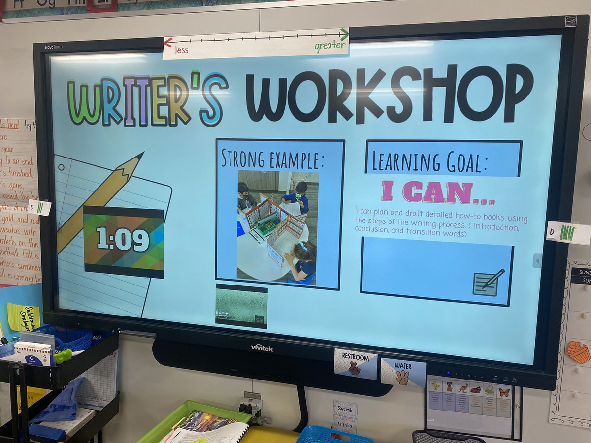 CRECoyotes's tweet photo. There are so many supports for writers in @Ms_Weir_’s class to help them be successful!  #CRECoyotes https://t.co/25DjFBuNHM