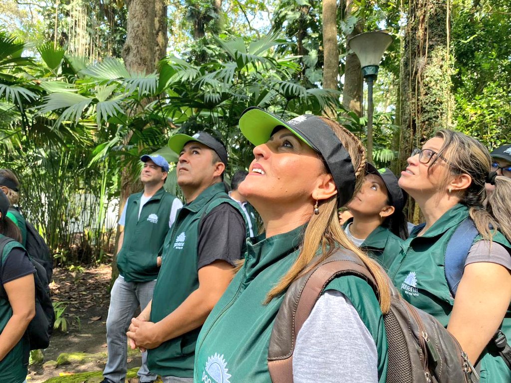 CARCDMB's tweet photo. Iniciamos el recorrido ecológico pedagógico con los colaboradores de @porveniroficial 💚.
Con el liderazgo de nuestros biólogos #CDMB les contamos sobre los 40 años de historia del #EloyValenzuela y algunas de las especies de flora nativas que allí se conservan. #CDMBiodiversa https://t.co/omGZTaC6LG